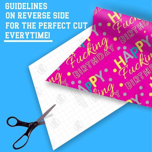 Classy Wino Funny Adult Wrapping Paper – 3-Pack Mini Rolls (17″ × 120″ each)