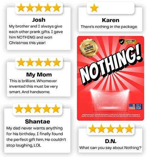 Classy Wino “NOTHING!” Gag Gift – The Ultimate Passive-Aggressive Present